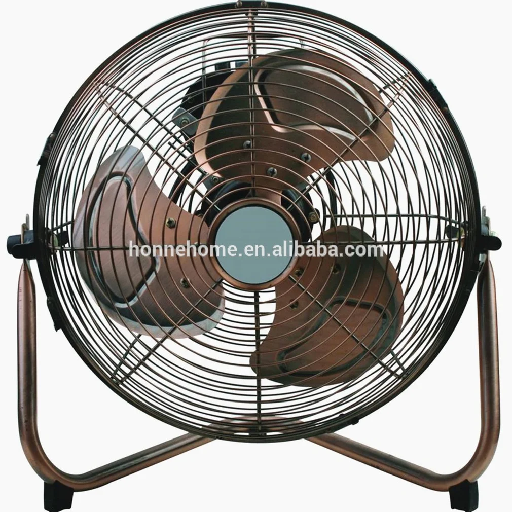 Desain Antik Kuat 14 Inch Metal Floor Fan Buy Kipas Angin Lantai