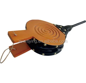 Fireplace Bellows Indoor Wood Fire Blower with Hanging Strap, Metal Nozzle, Great Tool