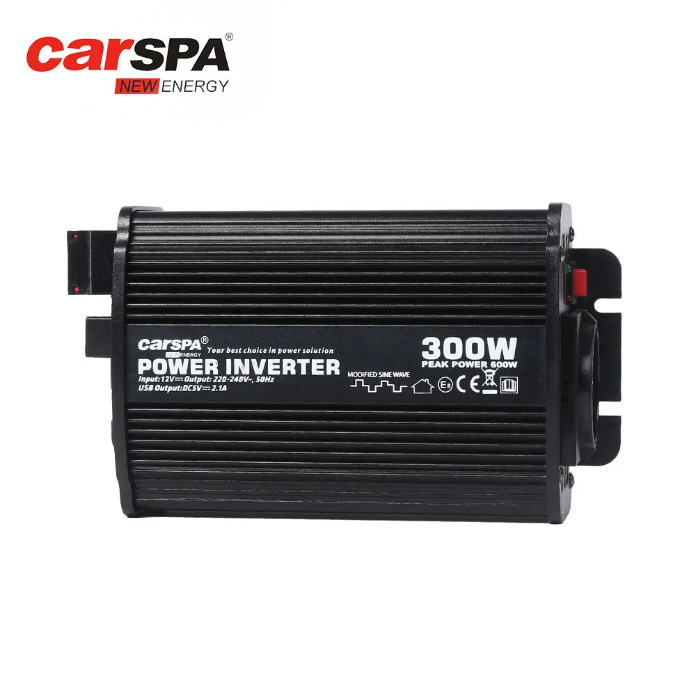 IEC Approved Power Inverters 12vdc to 220vac 300 W