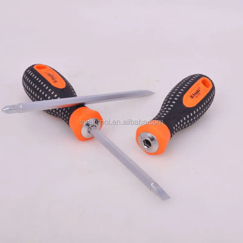 High Quality 2 in 1 Magnetic Rubber Tipped Screwdrivers