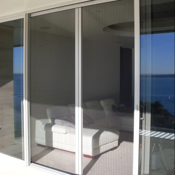 Convenience Trackless Folding Screen Door with Taiwan PP Mesh