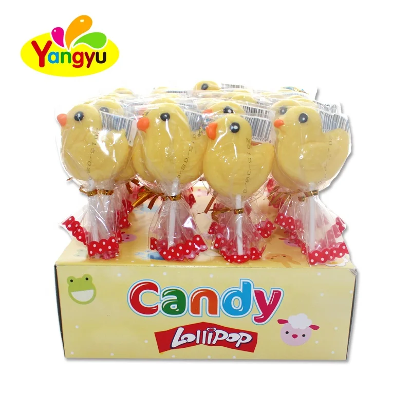 Халяльный сладкий леденец маленькая Желтая утка лимонник вкус банана с