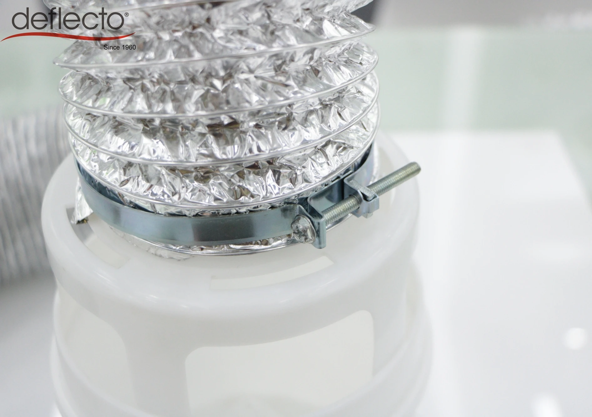 Deflecto 4 Inch Dryer Fluff Collection System Washing Machine Cleaning