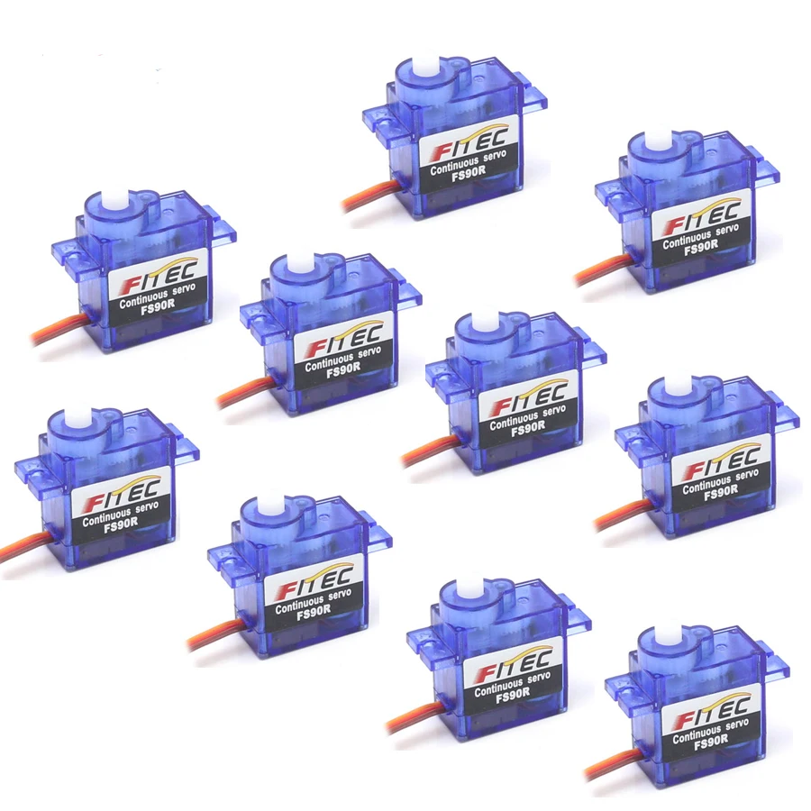 FS90R Super Micro Continuous Rotation Servo Motor for Robots