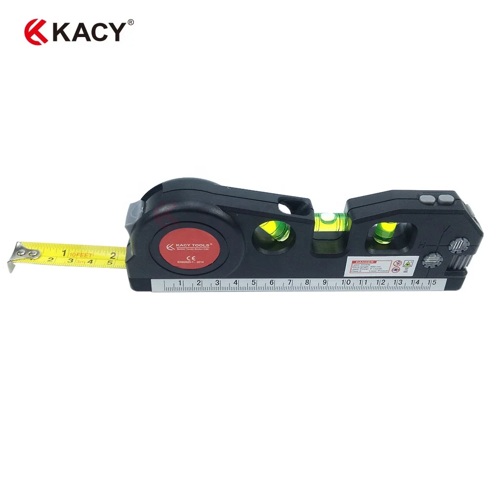 4 in 1laser Level Pro Construction Multipurpose Laser Level Cross Line Laser Levels With 3m Measuring Tape