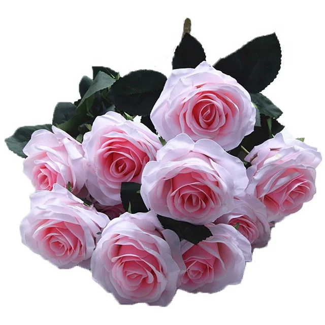 Artificial Rose Bouquet Silk Flowers For Wedding Home Party Decoration Buy High Quality Artificial Flowers Bouquets Wedding Bouquet Wholesale Artificial Flower Artificial Flowers Making For Home Decoration Product On Alibaba Com