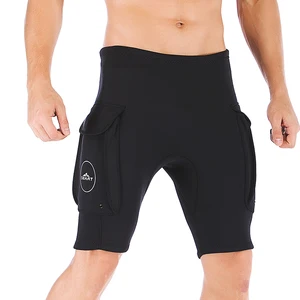 SBART 3mm Neoprene Wetsuit Shorts with Side Pocket Men Women Swim Snorkeling Canoeing Surfing Diving Short Pants