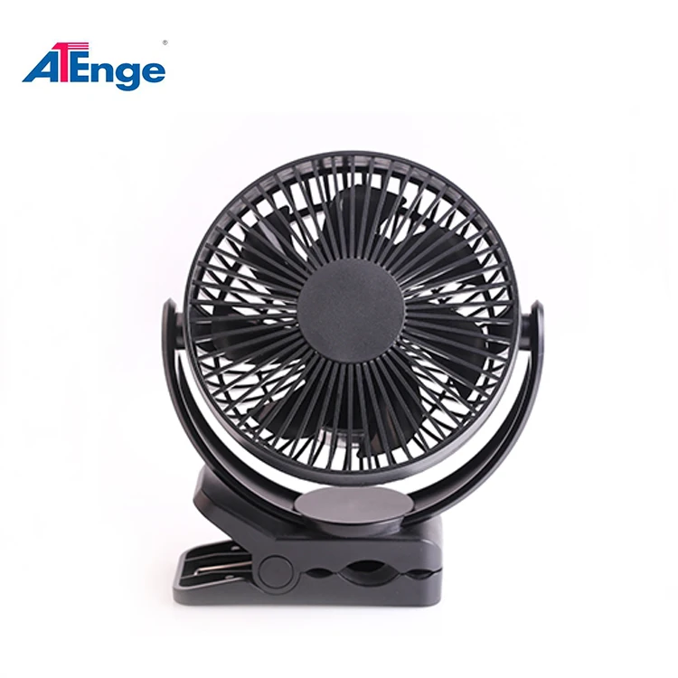 
 Черный 360 градусов вращение, переносной, для офиса, аккумуляторная батарея работает клип Настольный вентилятор с таймером настольный Usb вентилятор воздушного охлаждения TF-28  