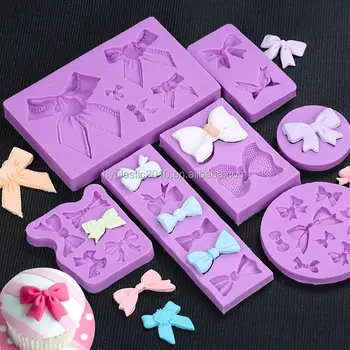 Butterfly bowknot Silicone Fondant Mold Cake Decorating Chocolate Baking mould