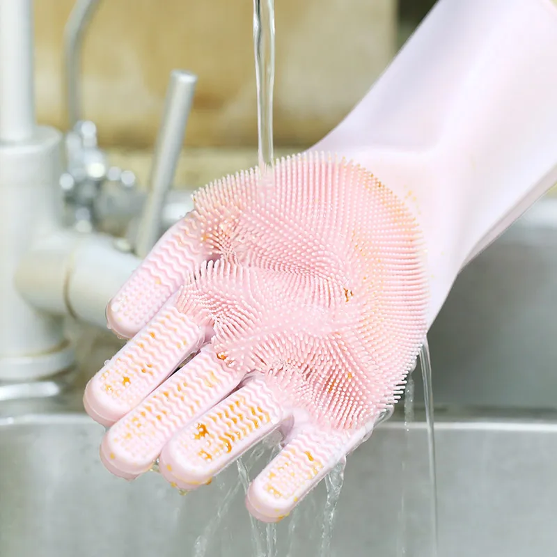Cuci Piring Magic Silicone Washing Up Gloves Magic Silicone