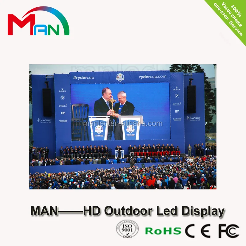 Hd Full Color Led Display Video Board Led Wall Display Screen Panel Korea Price in India Outdoor Maan-p6-led Display RGB P6mm