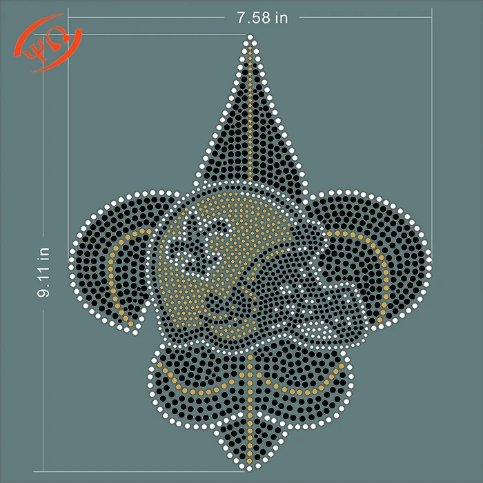 Source custom Arizona cardinals iron-on rhinestone transfer motif