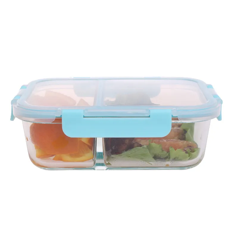 Lunch boxes totes lunch box glass microwave rectangle glass lunch box  compartment food bento box