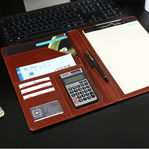 
 Портфель из искусственной кожи с застежкой-молнией, рекламные подарки, новая модная Роскошная папка для документов, папка с зажимом для ноутбука  