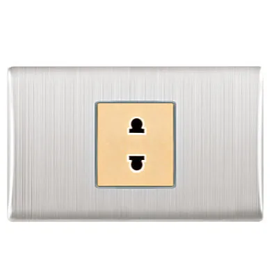 New Glass Touch Switch US Outlet Panel Heat Resistant Socket