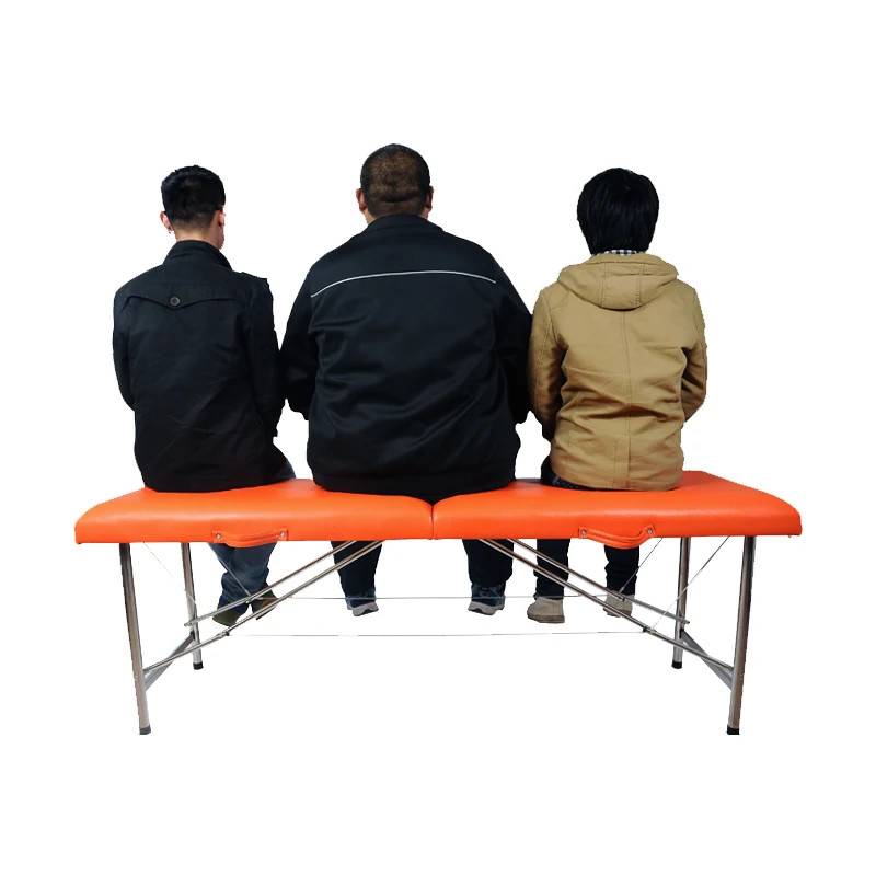 Portable Massage Table with PU Surface and Stainless Steel Structure