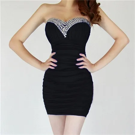 Hotest One Piece Hot Girl Sexy Tight Beaded Shiny Lady Dress With Real Pictures A678 Buy Hot Girl Sexy Club Dress Designer One Piece Party Dress Ladies Night Sexy Dresses Product On Alibaba Com