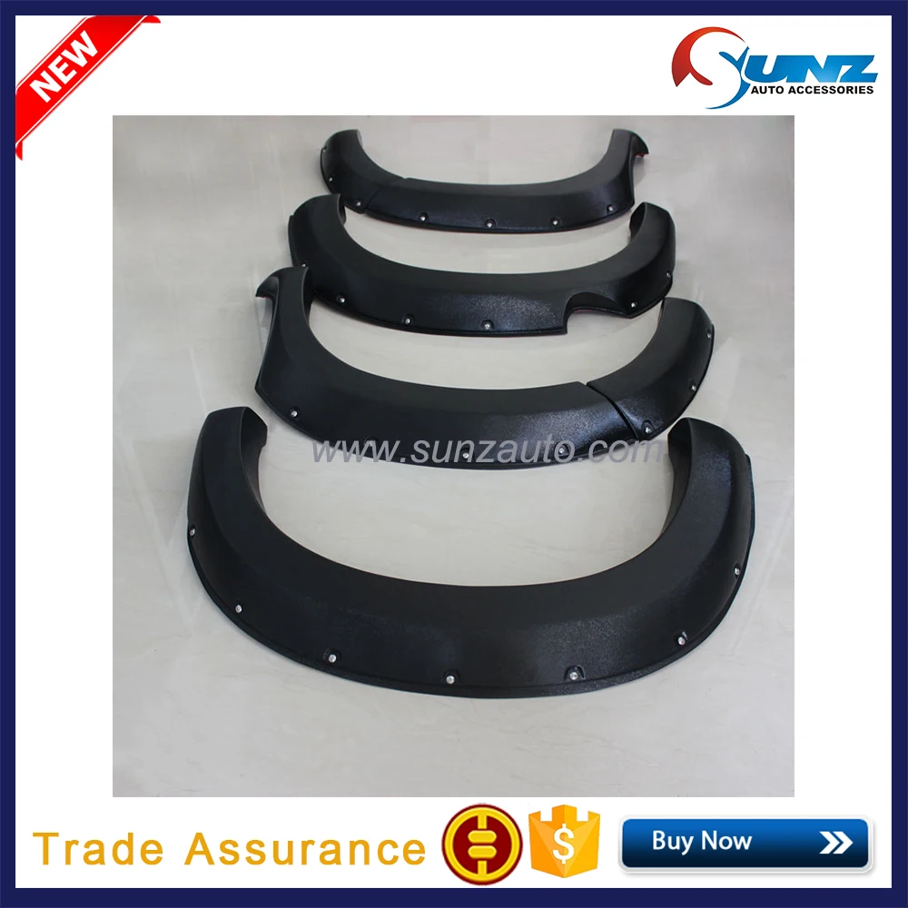 Hilux Off Road Fender Flares Modified With Bolts Texture Black for Toyota HILUX VIGO Accessories Champ 2012 2014 Fender