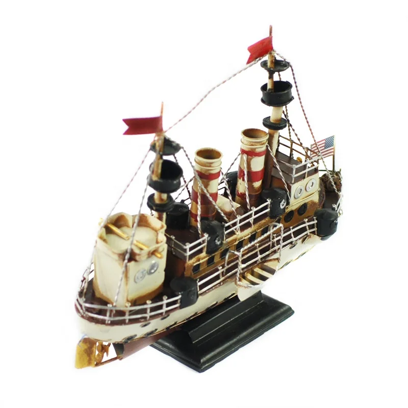 Décor De Bureau Bateau De Croisière – Modèle Insubmersible En Acrylique Et Résine – Cadeau Symbolique