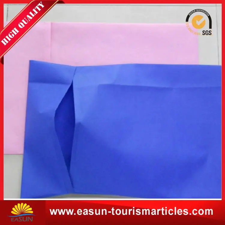 Одноразовые авиакомпании нетканые подушки Чехол с пользовательские