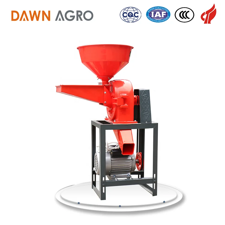 DAWN AGRO Home Use Corn Grinder Maize Flour Mill Machine Disc Mill Pulverizer Manufacturer
