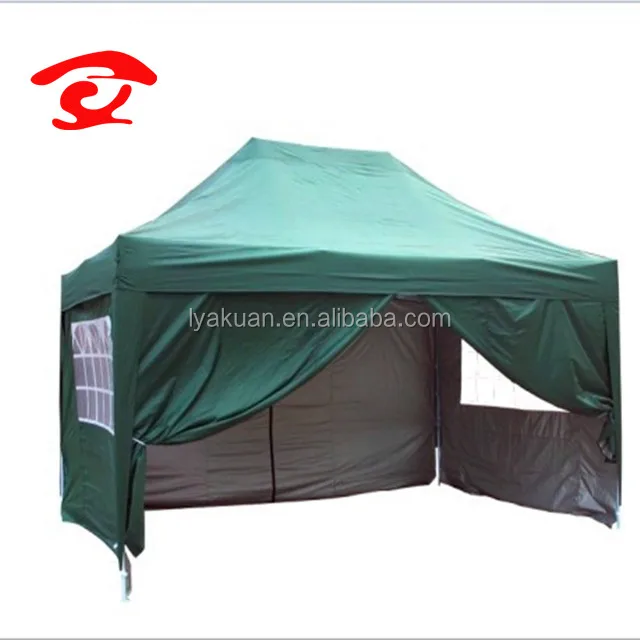 High Quality 3X3m 3X4.5m Spring Steel Wire Pop up Tent Folding Canopy Tent With Side Walls