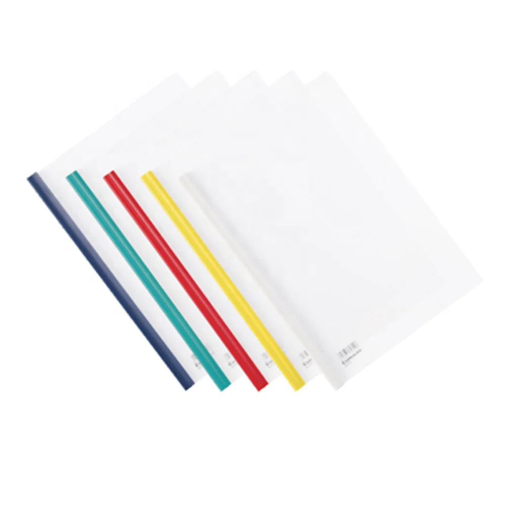 卸売ステーショナリー透明カラフルスパインa4プラスチックppスライドバーレポートカバー Buy プラスチックスライドバーレポートカバー サイズファイルフォルダー スライドバーレポートカバー Product On Alibaba Com