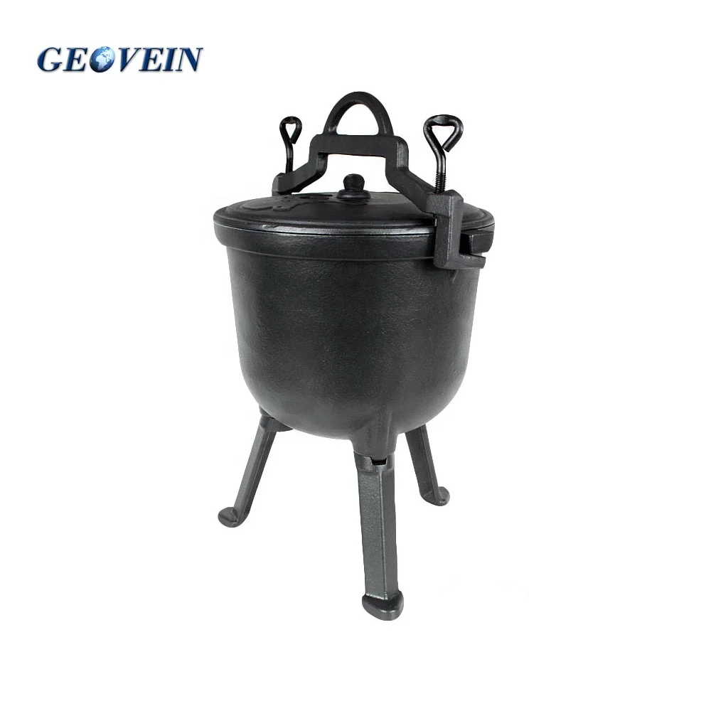 4L 7L 10L 15L Three-Leg Poland Camping Cooking Pot Cast Iron Cauldron  Hunting Pot Cast Iron Pressure Pot Cast Iron Boiler Pot - China Cast Iron  Pressure Pot and Cast Iron Boiler