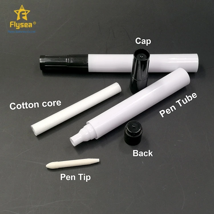 Customized Whiteboard Marker Pen Empty with 6mm Oblique Brush Tip and Permanent Ink from Manufacturers