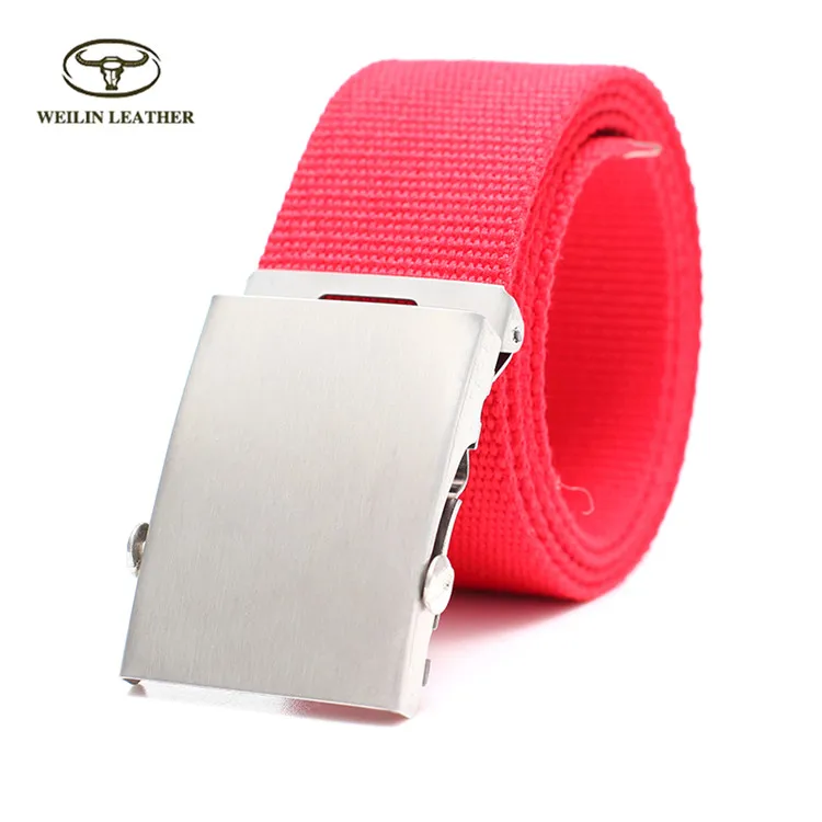 mens woven cloth belts