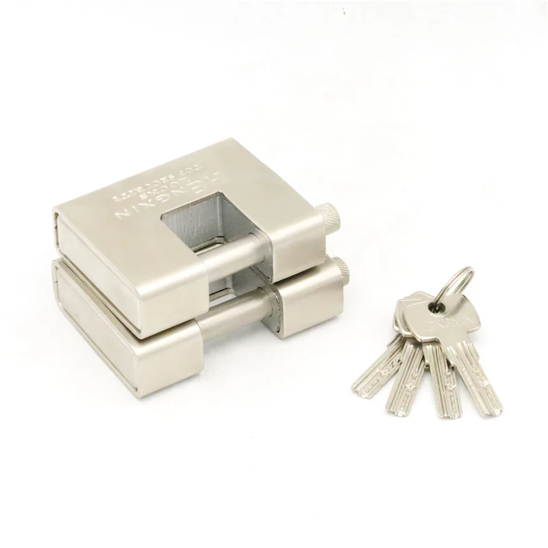 Yiwu поставщики высшего качества 4 железные ключи латунный матовый цилиндрический защитный замок Размер 80-90