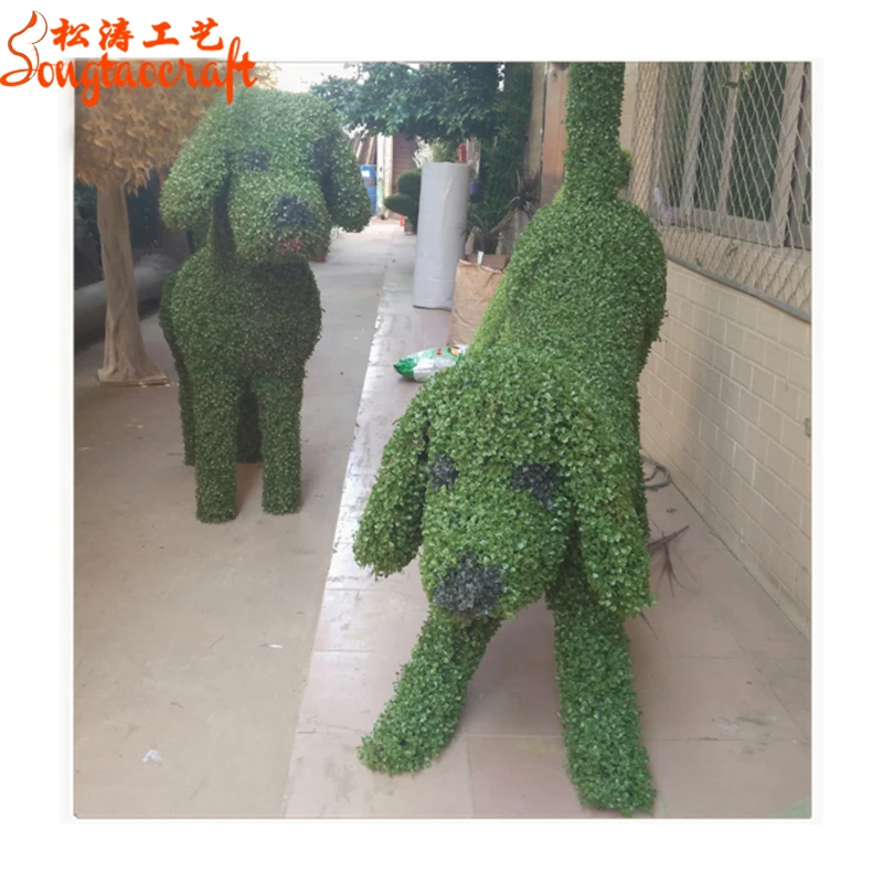 異なる姿勢金属構造犬人工トピアリー動物人工犬草動物 Buy 人工芝動物 犬 人工トピアリー動物 Product On Alibaba Com