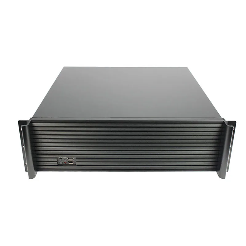 3U 19インチラックマウントATXサーバーケース、冷却ファン付き