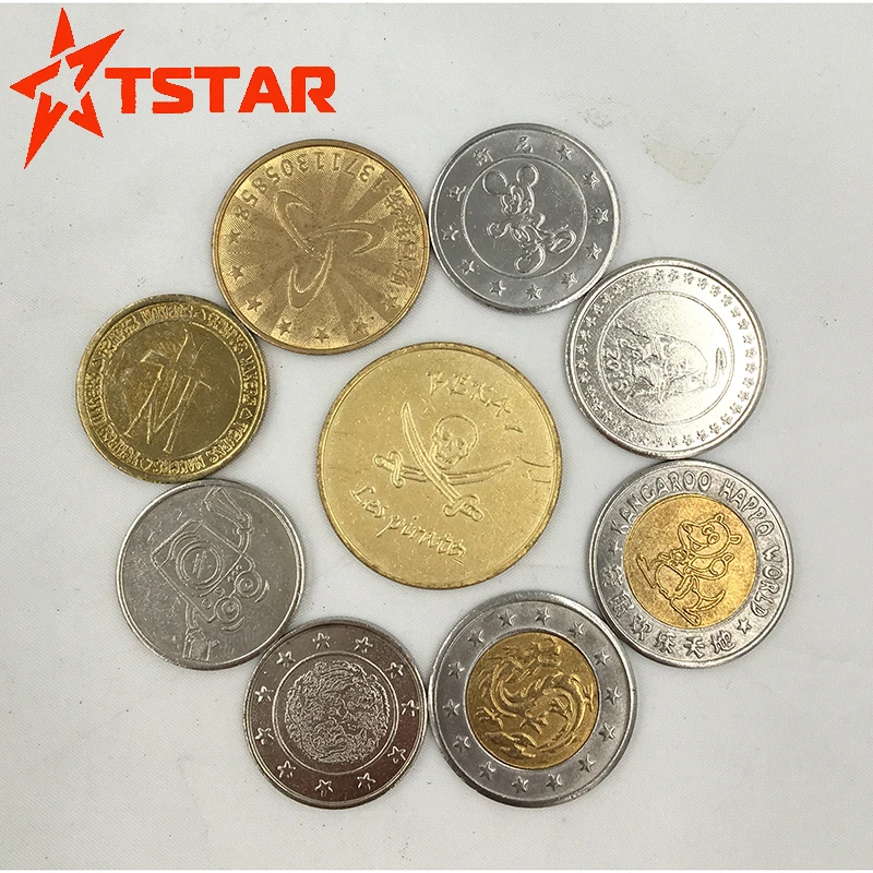 Cheap OEM ODM Coin Custom Printed Different Size Metal