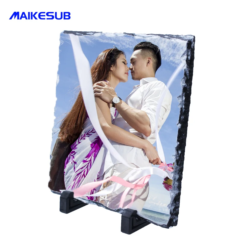 Сублимационная рамка для фотосъемки с изображением камня квадратной формы 20x20 см MK25