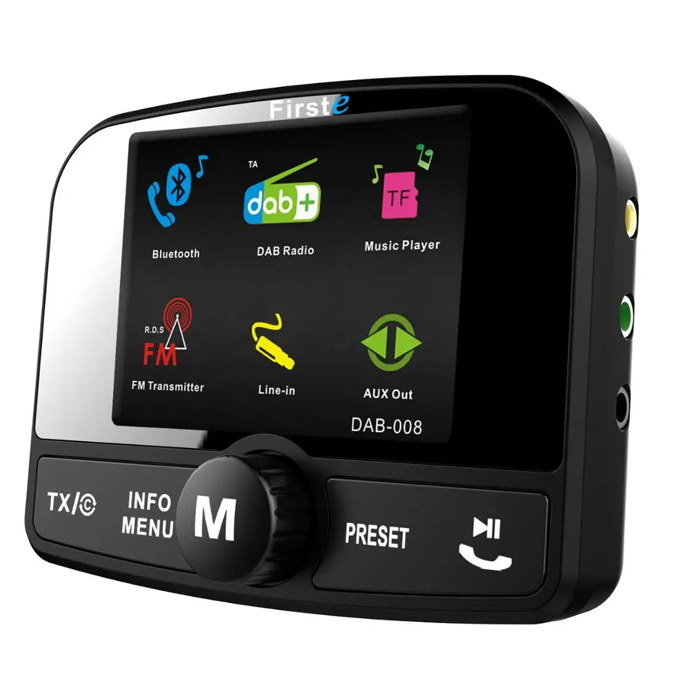 2.4TFT Screen Auto-scan The AvailableDAB+ Station BT4.2 DAB Transmitter Dab  Receiver Car Radio With Preset 60 Favorite Stations - Buy 2.4TFT Screen  Auto-scan The AvailableDAB+ Station BT4.2 DAB Transmitter Dab Receiver Car