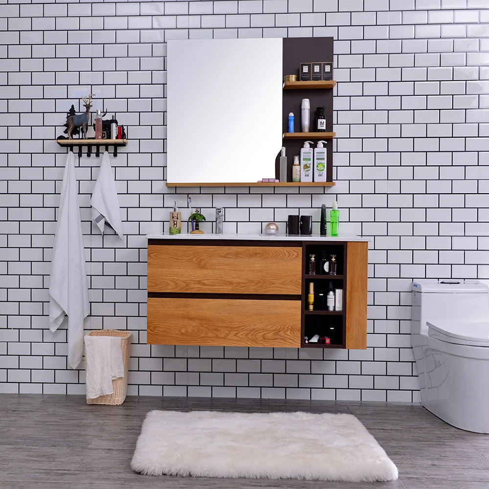 Chinese Factory Simple Design Modern Style Plywood Bathroom Vanity Buy Kayu Lapis Kamar Mandi Kesombongan