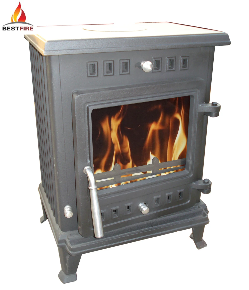 アンティーク調 鋳鉄製 薪ストーブ [調理・暖房OK] アンティーク調 鋳鉄製 薪ストーブ [調理・暖房OK]