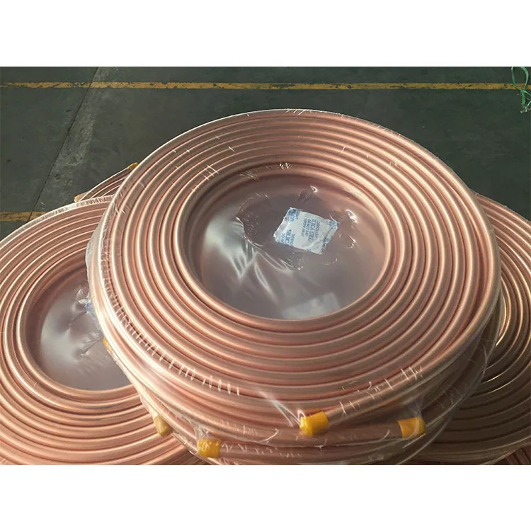 New Customized Size Refrigeration Pancake Copper Tube Coil