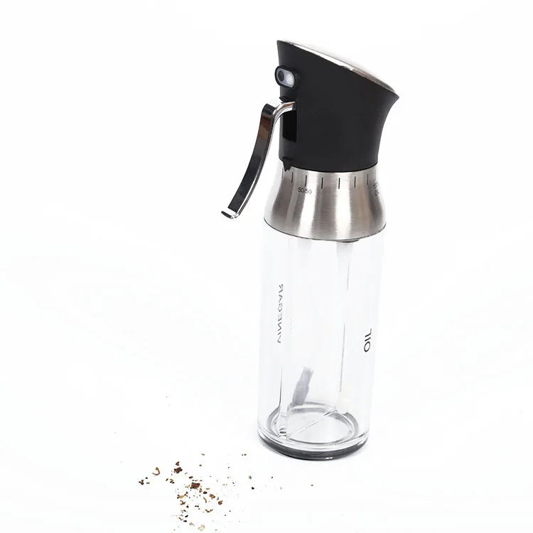 2-in-1 BBQ Kitchen Cooking Tool Plastic Oil Sprayer Bottle Dispenser for Olive Oil and Vinegar Mister