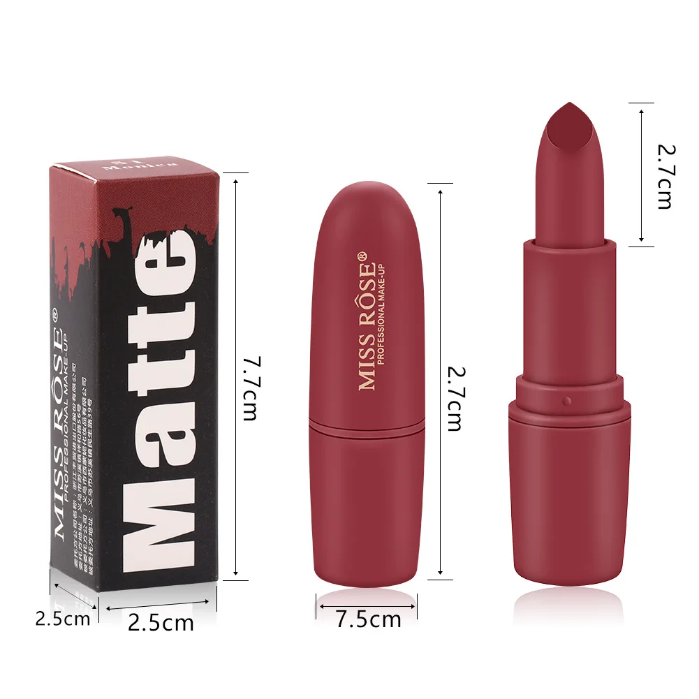 Wholesales Bullet Design Fashion Color Lipstick Lipstick Matte Gel