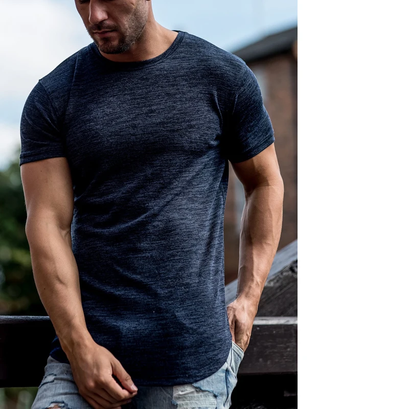 longline navy t shirt