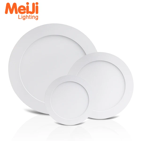 Hot sale  6W 12W 18W 24W Round Silm and Surface SMD led ceiling panel light