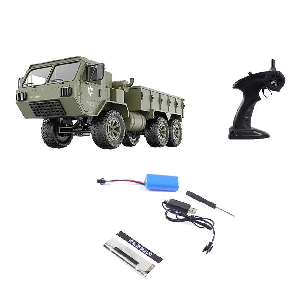 2019 Military RC Truck - 1:16 Scale, 6WD, 2.4ghz Control