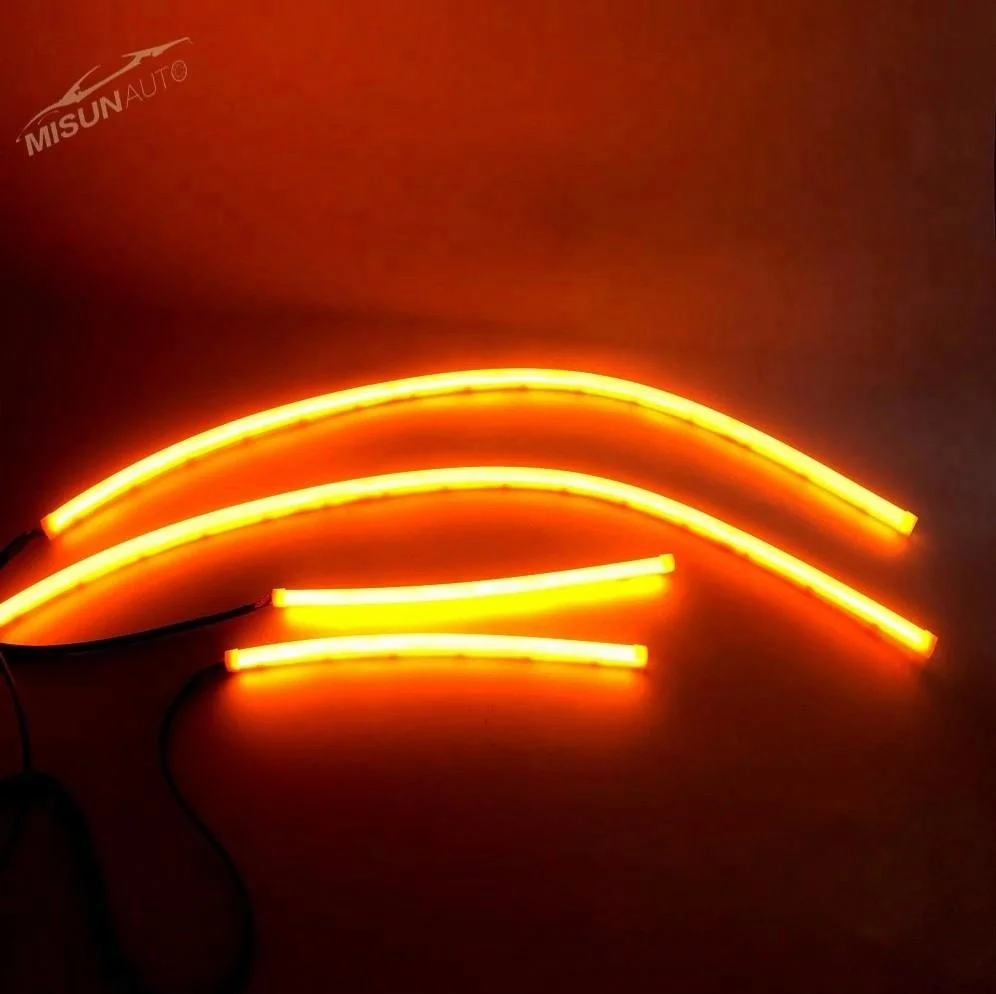 Switchback LED Strips Light White Amber Sequential Flex Tube Strips Turn Light signal