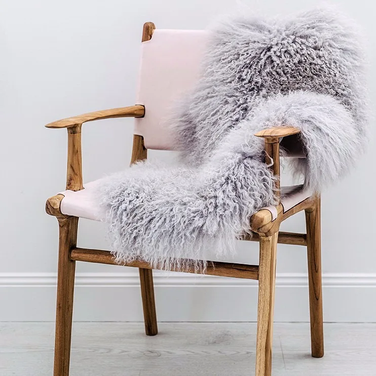 
 100% натуральный пушистый монгольский меховой ковер, длинные волосы, мягкая размытая тибетская кожа ягненка, шкуры, коврики  