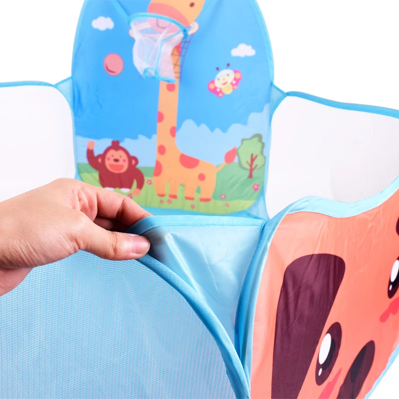 Американские дети играют океан Крытый складной бильярдный Детские баскетбольные автоматически раскрывающаяся палатка