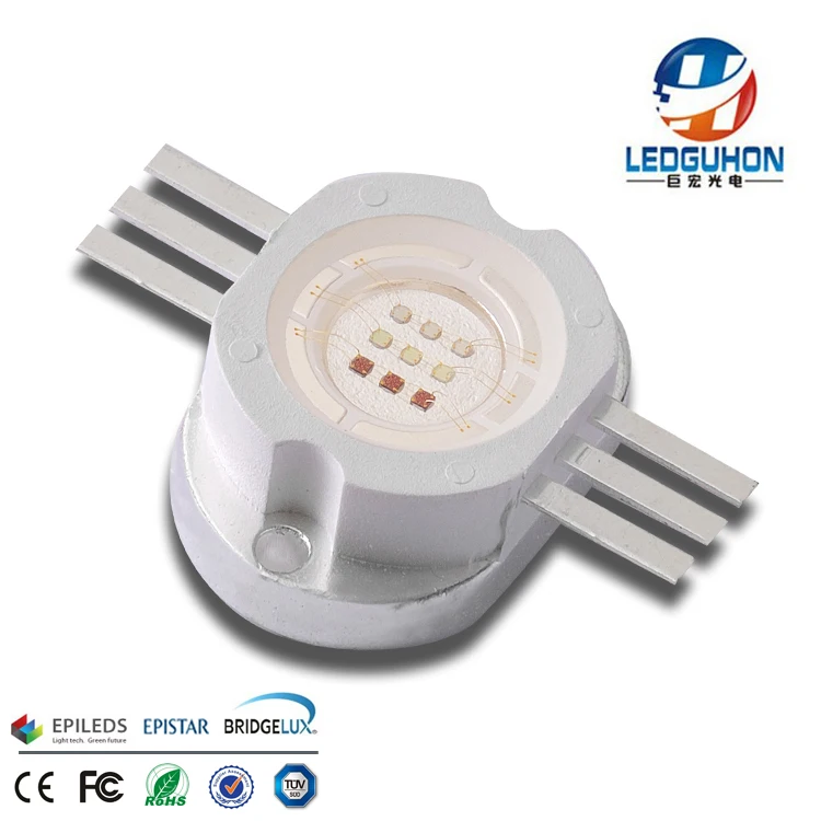 H1C 10W RGB LED Module High Power 30mil Color RGB Chip COB LED