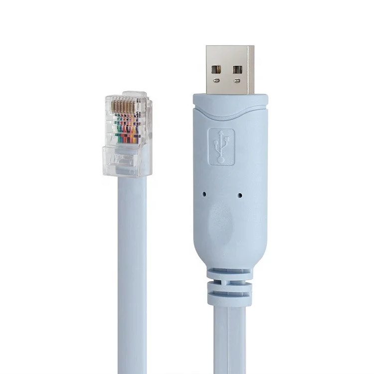 6Ft RS232 FTDI Chip USB to RJ45 Usb Console Cable for  Routers windows Mac