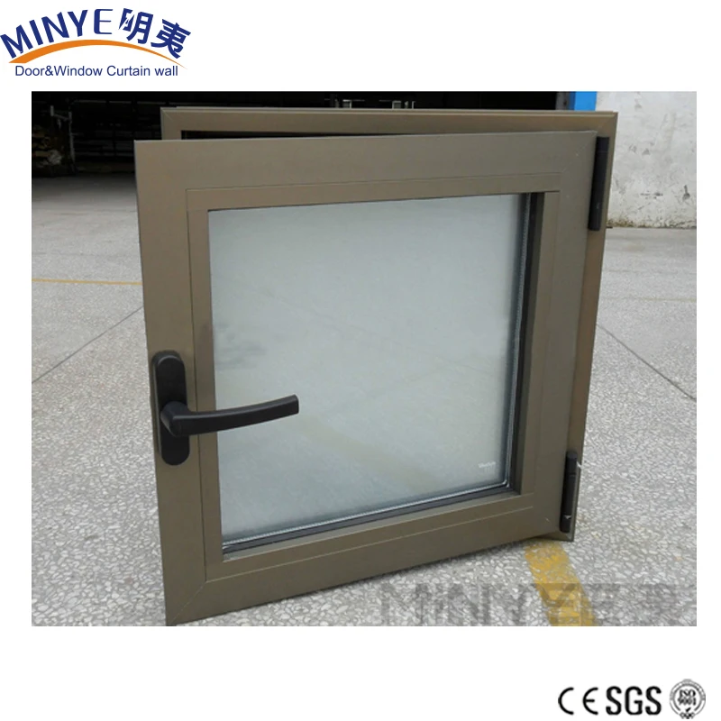 Iron Window Grill Design Price for Aluminum Window Double Glazed Casement Window